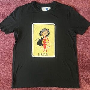 La Loteria La Diablita graphic T-Shirt Size L